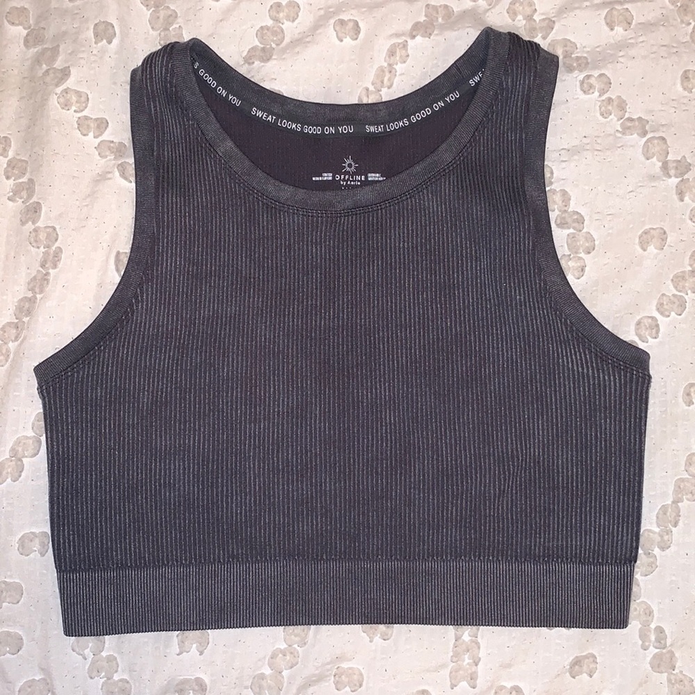 Aerie Offline Ribbed Seamless Sports Bra